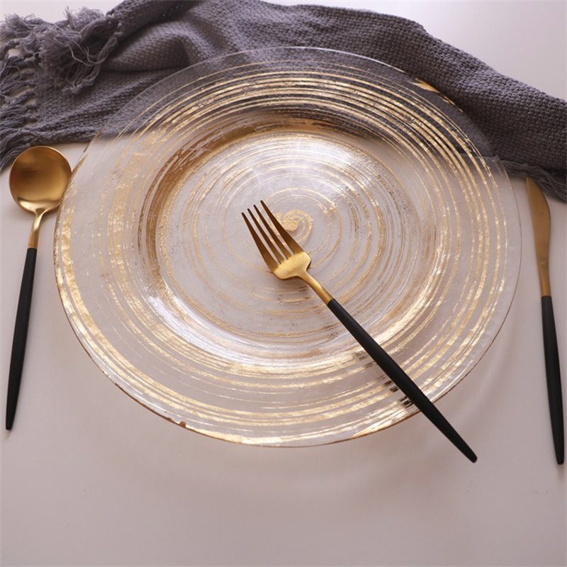Wholesale Glass Charger Plate PZ-072 - Image 3
